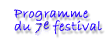 Programme du 6e festival